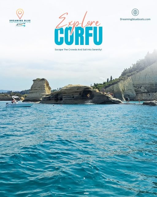 Think crowded beaches are the best part of Corfu? 
Wait until you see it from your own private boat… 🩵
Check out our website to book your dreaming trip: dreamingblueboats.com

#SeaEscape #LuxuryInGreece